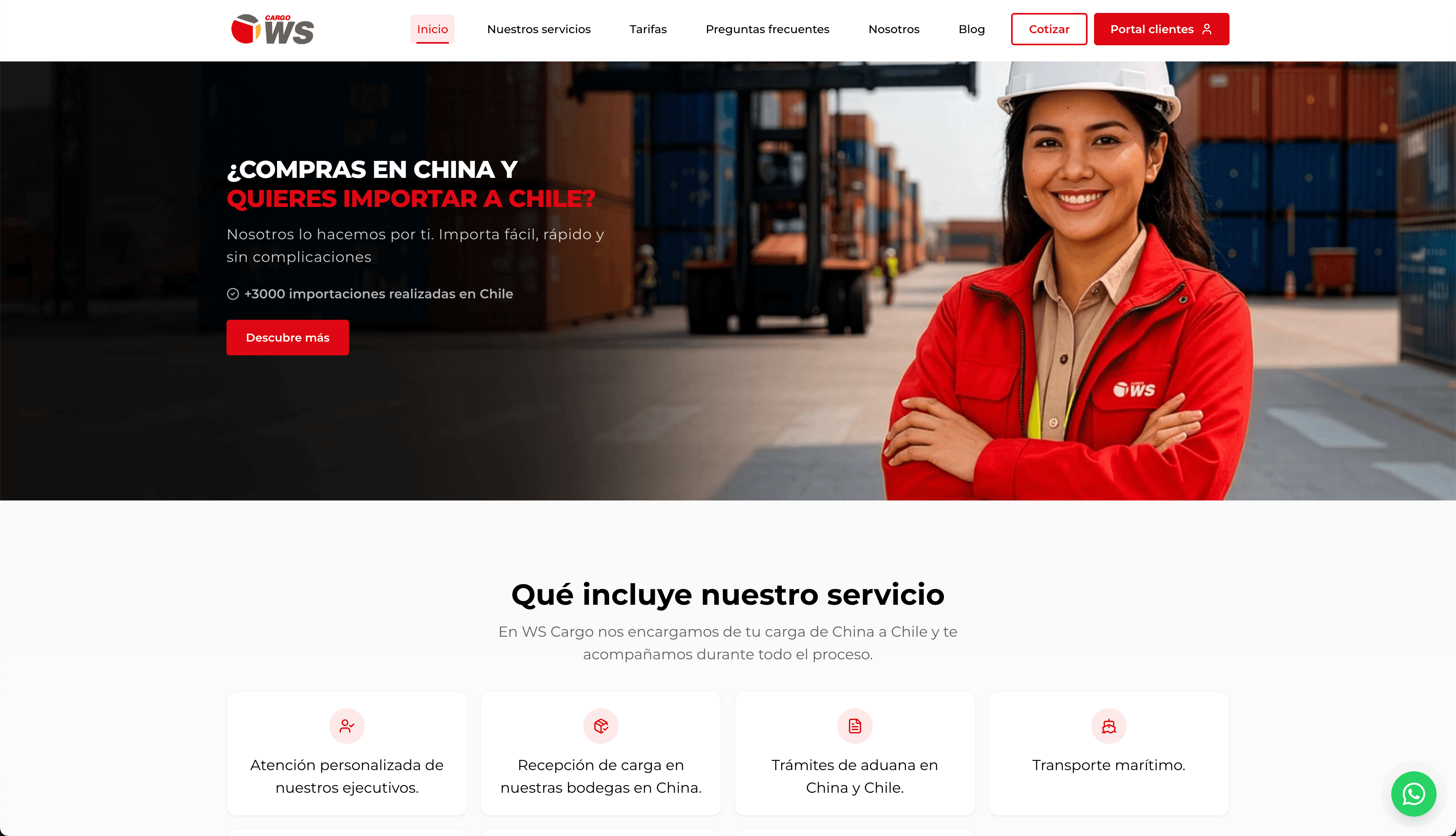 Portada pública de Cargo WS