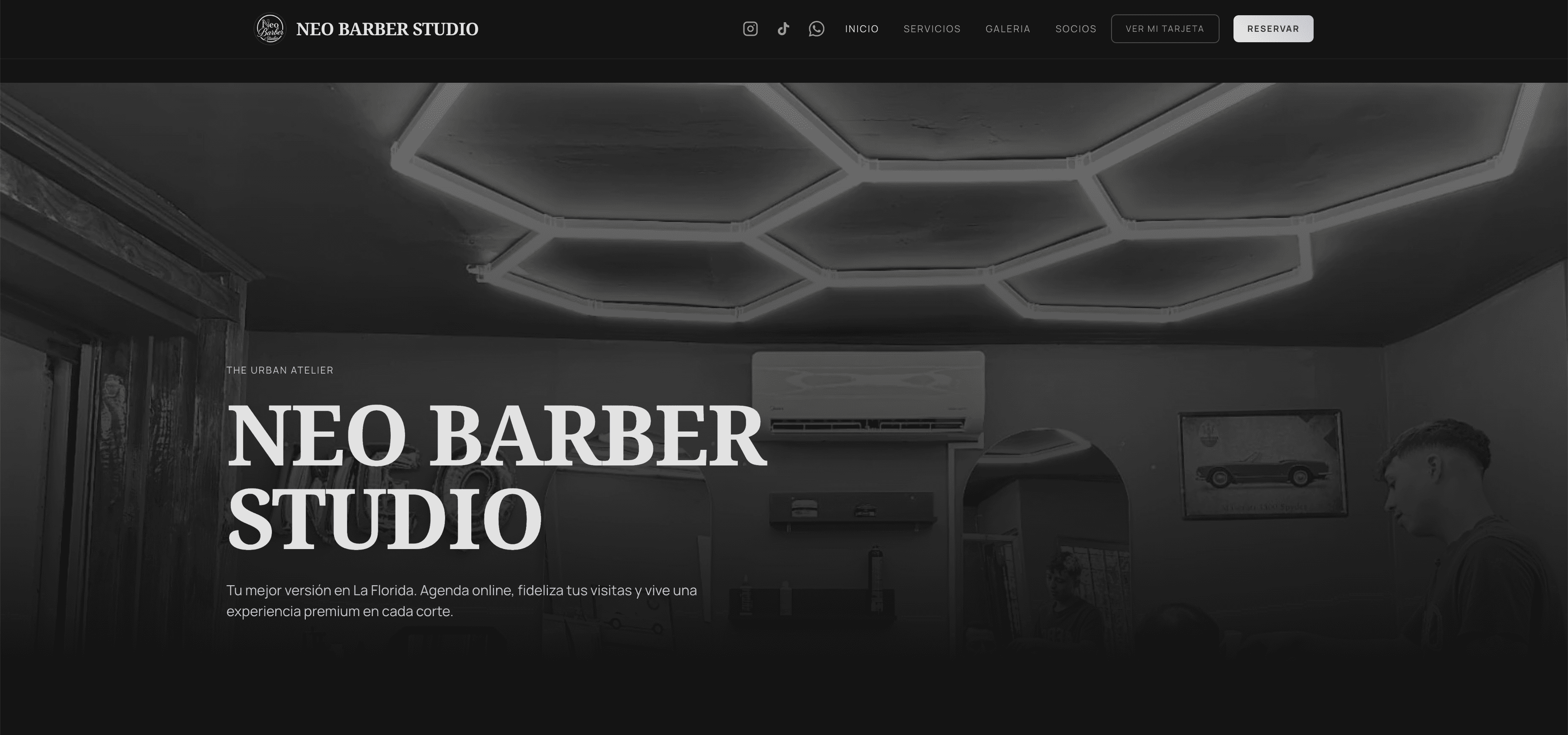 Vista de Neo Barber Studio